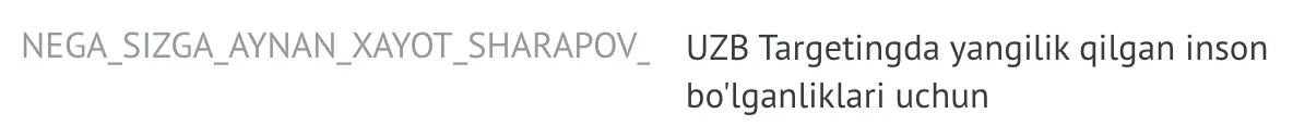 Xayot Sharapov o'quvchisining natijasi